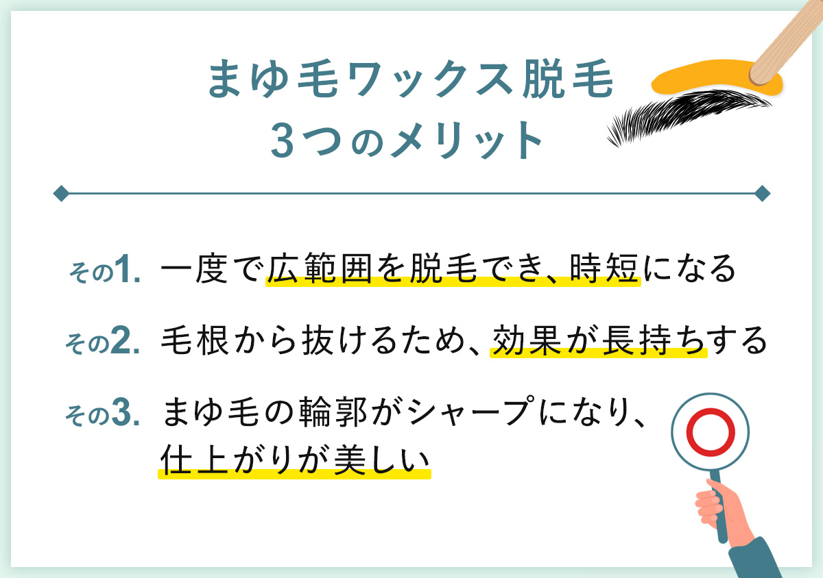 01_まゆ毛ワックス脱毛3つのメリット
